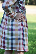 Load image into Gallery viewer, Fall Autumn Baby Girls Plaid Dress