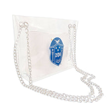 Load image into Gallery viewer, Zeta Phi Beta Shield Clear Shoulder Bag
