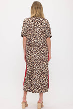 Load image into Gallery viewer, Leopard Print Dress, Red Contrast