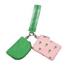 Load image into Gallery viewer, Summer Spritz Dual Pouch Wristlet