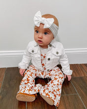 Load image into Gallery viewer, Andi Pleated Bell Bottom Jumpsuit - Flower Child