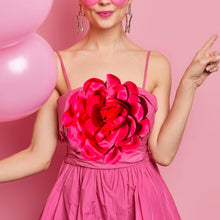 Load image into Gallery viewer, Statement Flower Satin Brooch