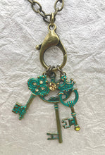 Load image into Gallery viewer, Vintage Boho  Key Charm Necklace