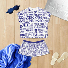 Load image into Gallery viewer, Zeta Phi Beta Cozy Pajama Set - medium