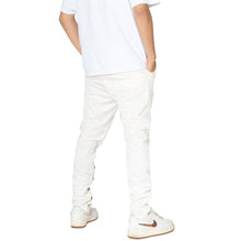 Load image into Gallery viewer, Men's Snap Track Pants, White