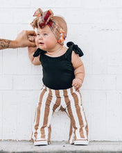 Load image into Gallery viewer, Blakely Boho Bell Bottoms - Tan Stripes