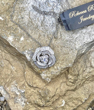 Load image into Gallery viewer, Crystal Rose Necklace