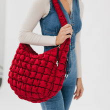 Load image into Gallery viewer, Carmen Quilted Hobo Tote Bag