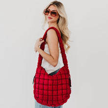 Load image into Gallery viewer, Carmen Quilted Hobo Tote Bag