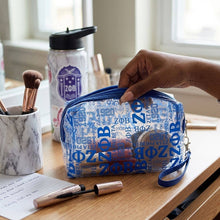 Load image into Gallery viewer, Zeta Phi Beta Graphic Print Pouch