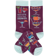 Load image into Gallery viewer, Awesome Cocktail Drinker Socks