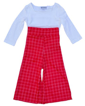 Load image into Gallery viewer, Elodie Wide-Leg High Waist Pants – Cherry Red