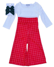 Load image into Gallery viewer, Elodie Wide-Leg High Waist Pants – Cherry Red