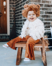 Load image into Gallery viewer, Fatima Faux Shag Layered Jacket - Ivory