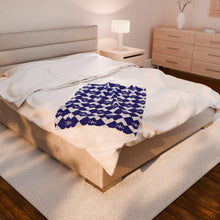 Load image into Gallery viewer, Zeta Phi Beta Argyle Plush Throw