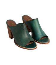 Load image into Gallery viewer, Hallie Heeled Sandal in Teal