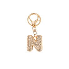 Load image into Gallery viewer, Diamond Initial Bag Charm