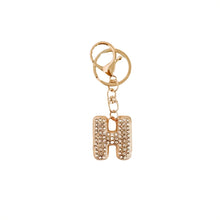 Load image into Gallery viewer, Diamond Initial Bag Charm