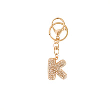 Load image into Gallery viewer, Diamond Initial Bag Charm