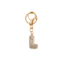 Load image into Gallery viewer, Diamond Initial Bag Charm