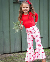 Load image into Gallery viewer, Keely Exaggerated Bell Bottoms - Sweetheart Bows