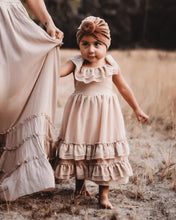 Load image into Gallery viewer, Nellie Ruffle Maxi Dress - Champagne
