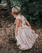 Load image into Gallery viewer, Nellie Ruffle Maxi Dress - Champagne