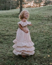 Load image into Gallery viewer, Nellie Ruffle Maxi Dress - Champagne