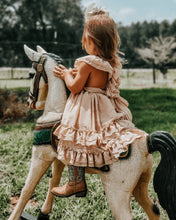 Load image into Gallery viewer, Nellie Ruffle Maxi Dress - Champagne