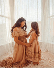Load image into Gallery viewer, Nellie Ruffle Maxi Dress - Champagne
