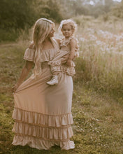 Load image into Gallery viewer, Nellie Ruffle Maxi Dress - Champagne
