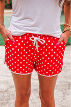 Load image into Gallery viewer, Red Polka Dot Shorts