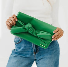 Load image into Gallery viewer, Bow Clutch - Emerald