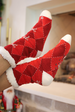 Load image into Gallery viewer, Cozy Socks - Argyle &amp; Bows