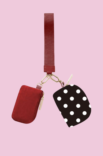 Polka Dot Love Wristlet
