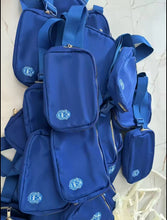 Load image into Gallery viewer, Zeta Phi Beta Corner Shield Fanny Pack