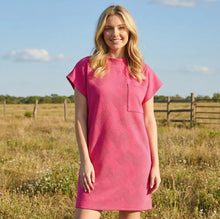 Load image into Gallery viewer, Textured Tshirt Dress