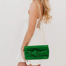 Load image into Gallery viewer, Bow Clutch - Emerald