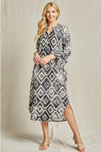 Load image into Gallery viewer, Aztec Midi Dress