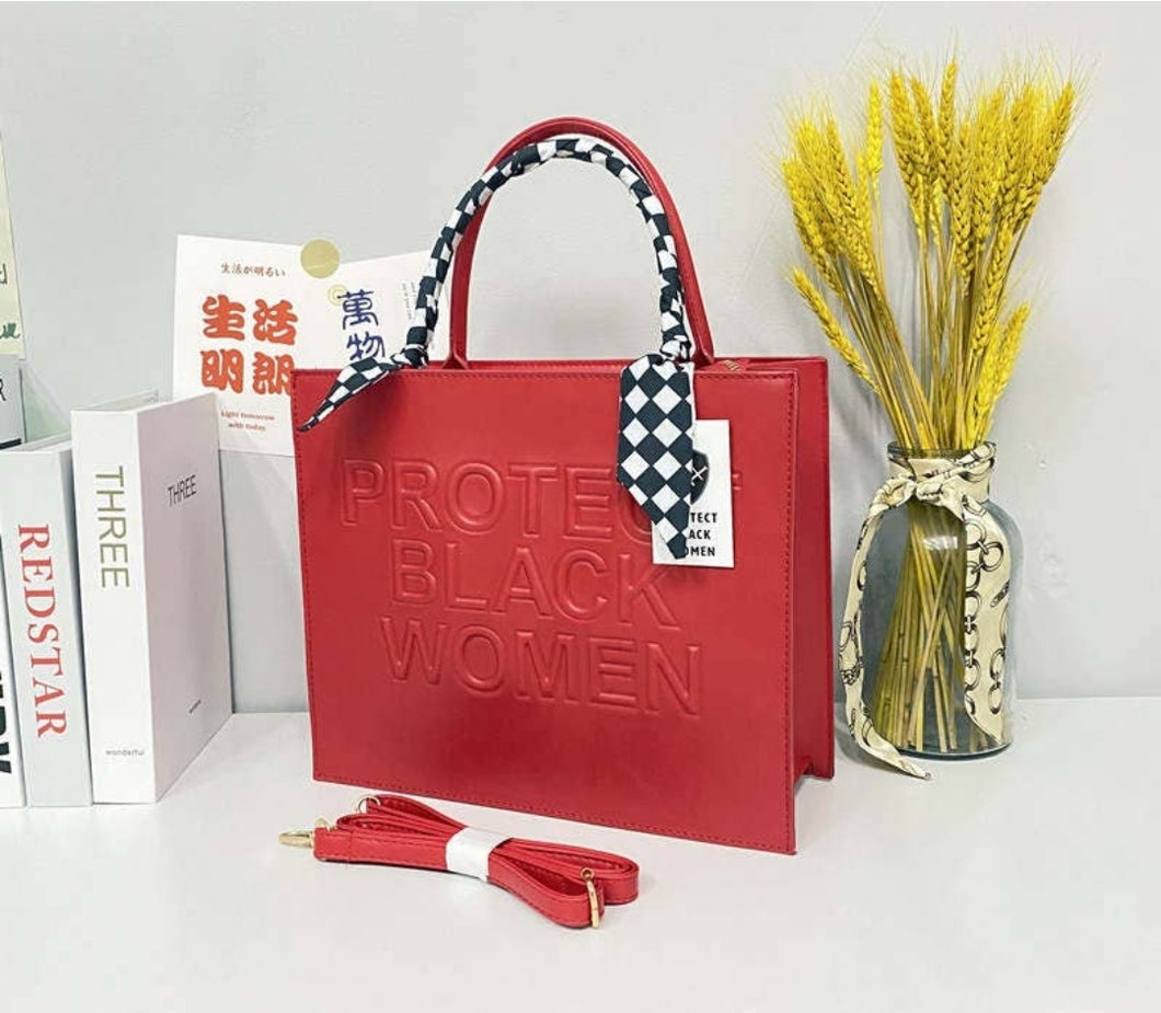 Statement Handbag - Red