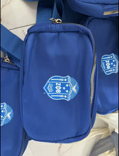 Load image into Gallery viewer, Zeta Phi Beta Center Shield Fanny Pack