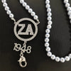 Zeta Amicae Lanyard - pearls